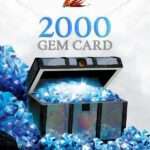 Guild Wars 2 2000 Gems Card купить